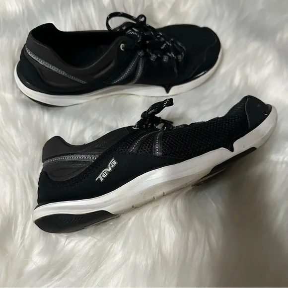 Teva Black and White Athletic Shoes - Picture 9 of 13